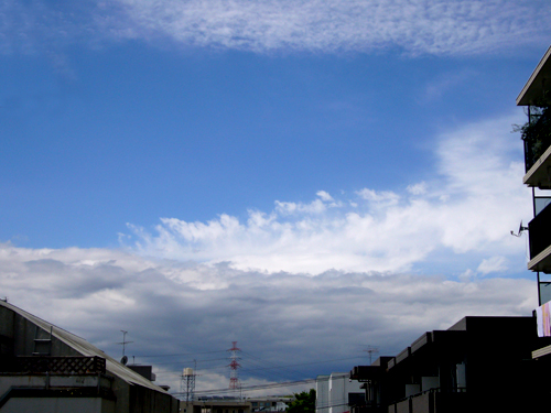 空がきれいだった日。