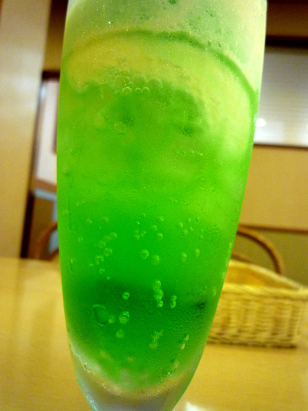 クリームソーダ･･･。