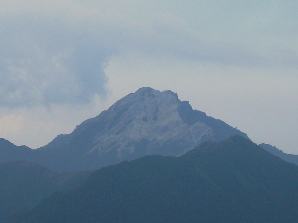 甲斐駒ケ岳遠望（白峰三山縦走記...