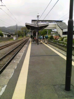 鳥沢駅に到着。