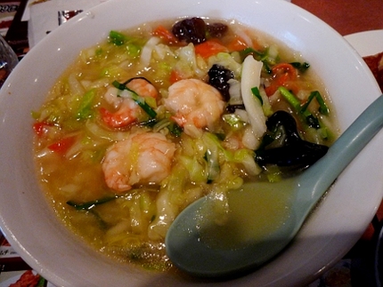 エビ野菜タンメン・・・。