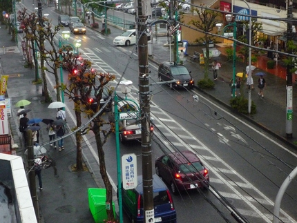 雨の日の情景･･･。