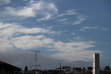 今日の空は･･･。