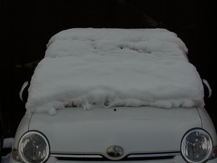 雪のやんだ朝・・・(5)