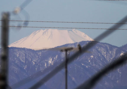 富士山見ゆ・・・。