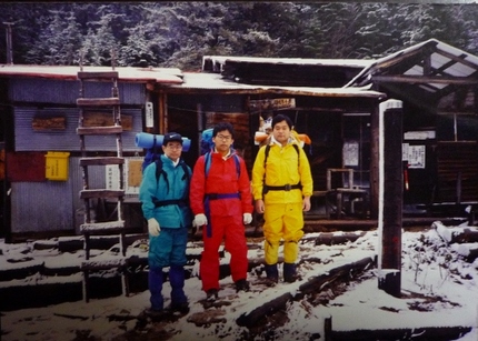 雪の鳳凰三山をゆく・・・(3)