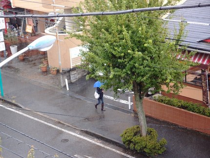 雨・・・。