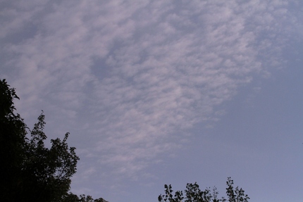 10月17日の空。