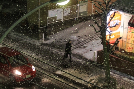 雪降りやまず・・・。