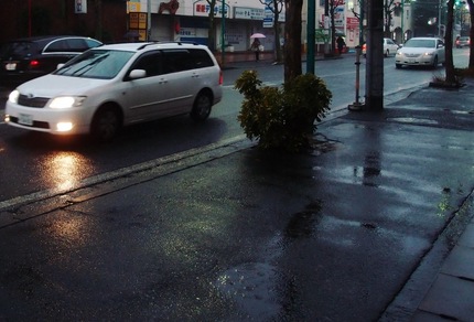 雨が・・・。