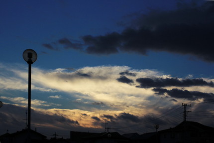 今日の空・・・。