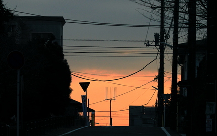 朝焼けの続き・・・。