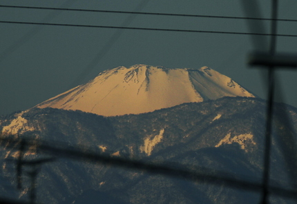 今日の富士山・・・。