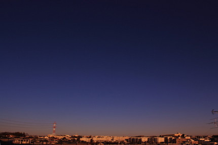 夜明け・・・。