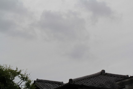 いかにも梅雨空・・・。...