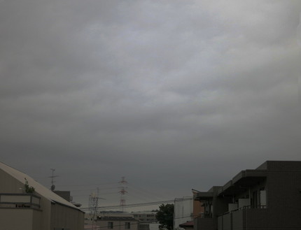 どんより低い雲・・・。 いかに...