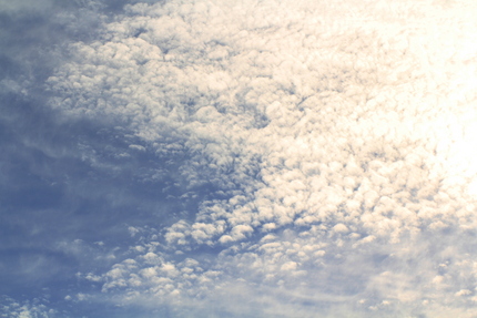 秋の雲ですね・・・。...