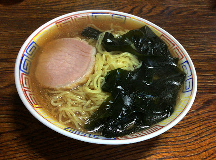 わかめラーメンって感じかな・・...