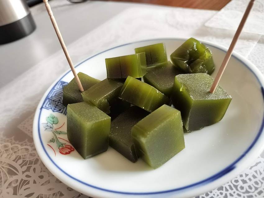 ※　今日の羊羹は　増田のお茶羊...