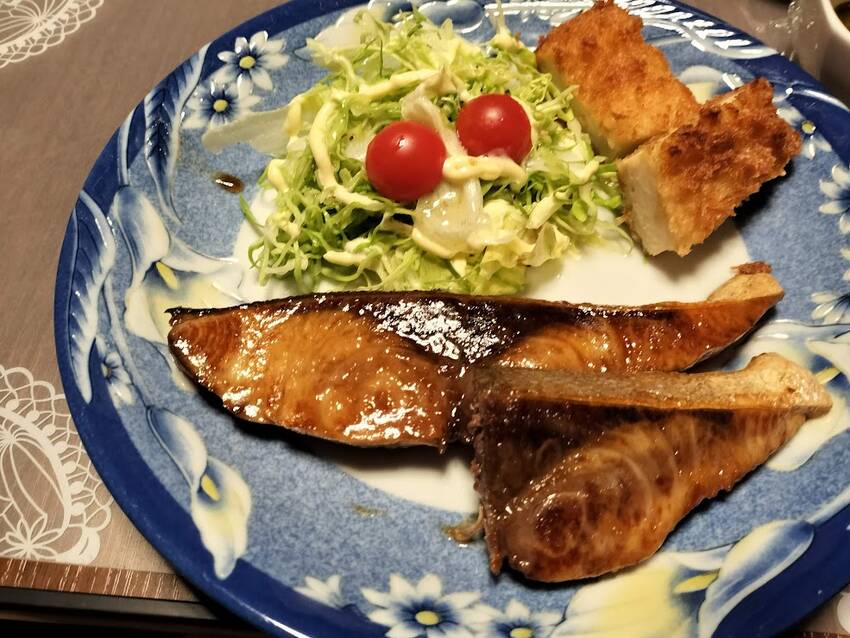 ぶりの照り焼き 今回 いつもと...