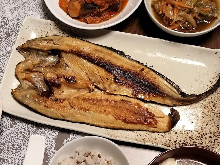 北海道産 の 真ほっけ 久々に...