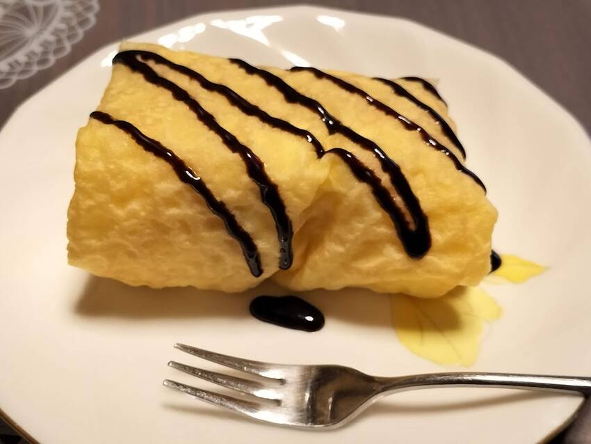 食後のデザート チョコバナナク...