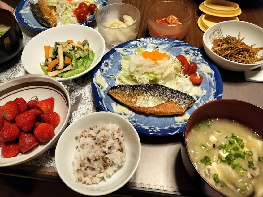 夕飯 の おかず ★焼き鯖・サ...