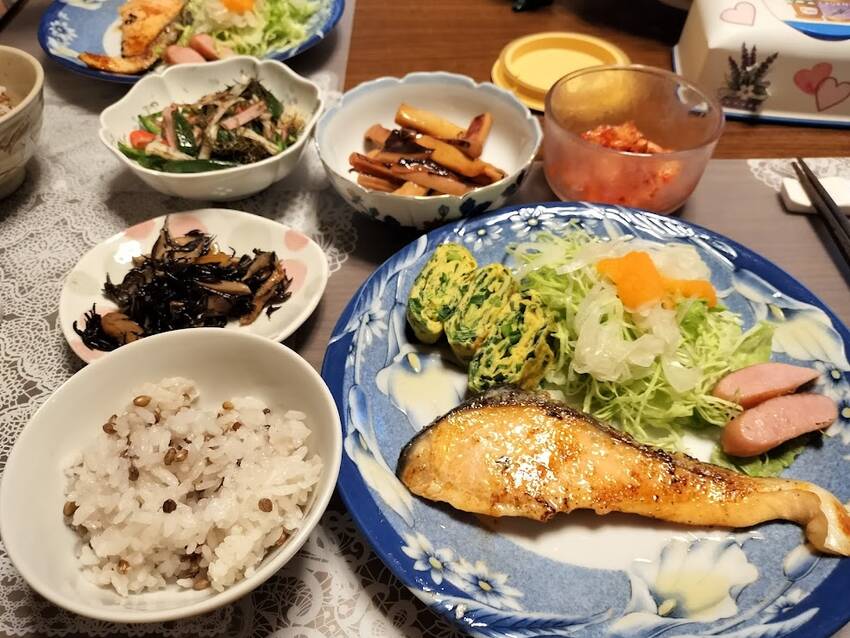 夕飯 の おかず ★鮭の塩麴焼...