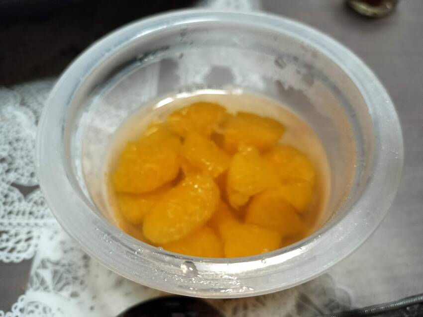 夕飯後のデザート 作った みか...