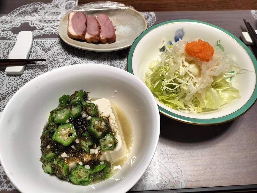夕飯 の おかず ★豆腐・オク...