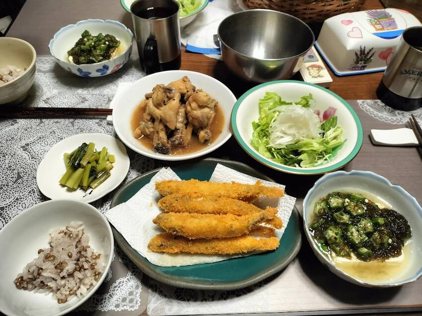 夕飯 の おかず ★シシャモフ...