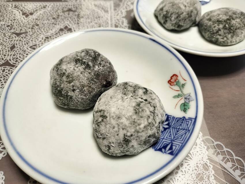よもぎ餅豆腐 と 団子粉 で ...