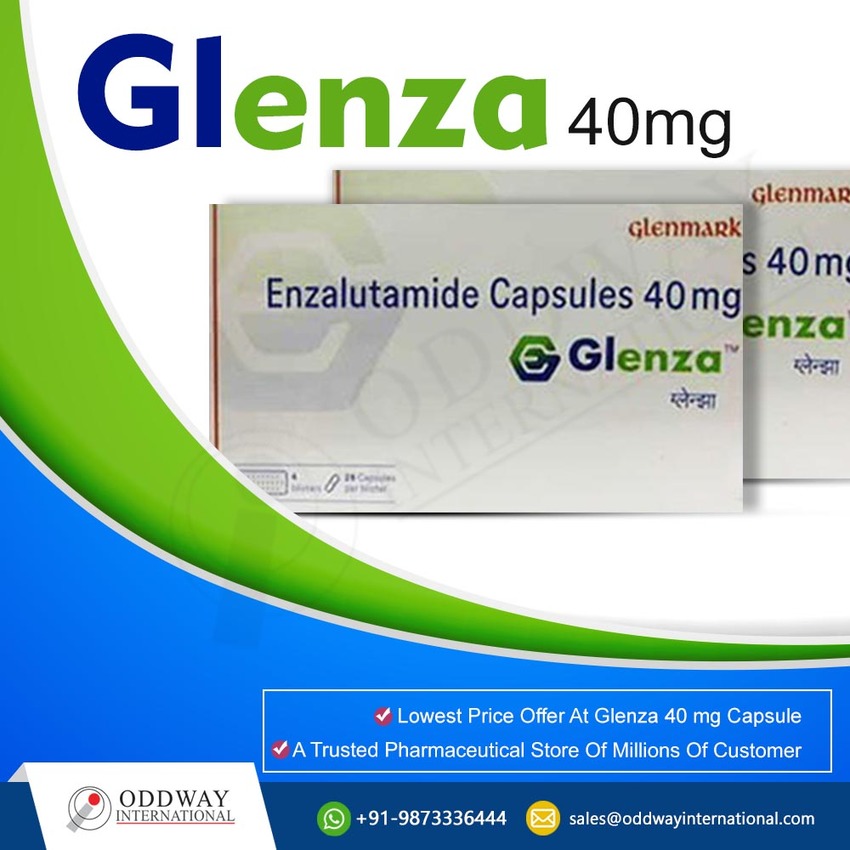 Buy Glenza 40mg Enzalutamide...