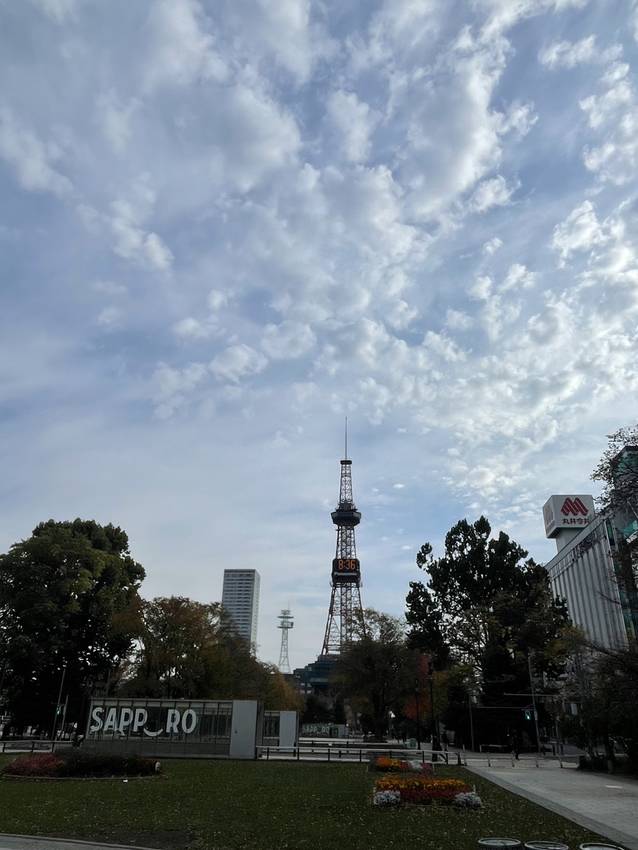 朝の気温は８℃、すっかり秋です...