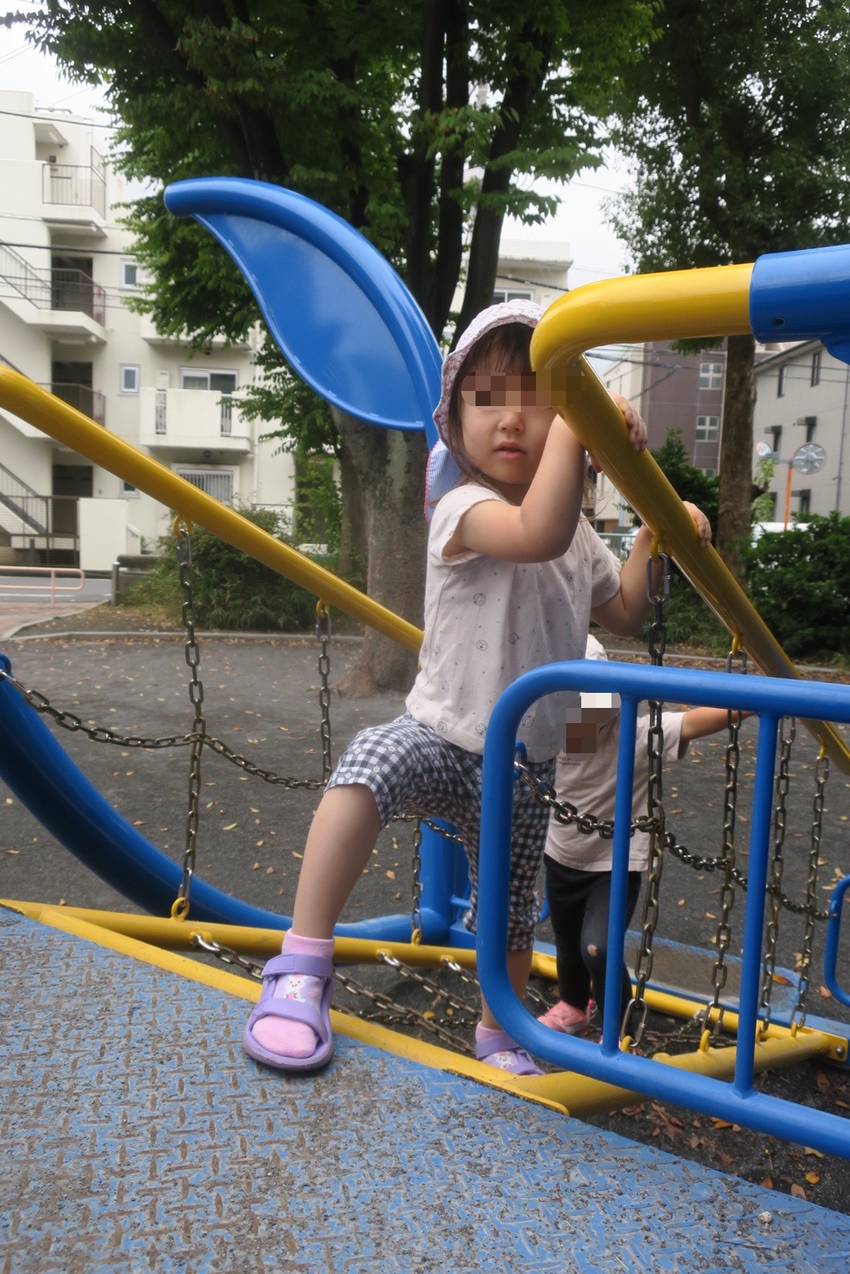 1.2歳児の散歩