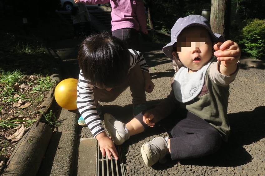 ポカポカ陽気の青空の下で、のん...
