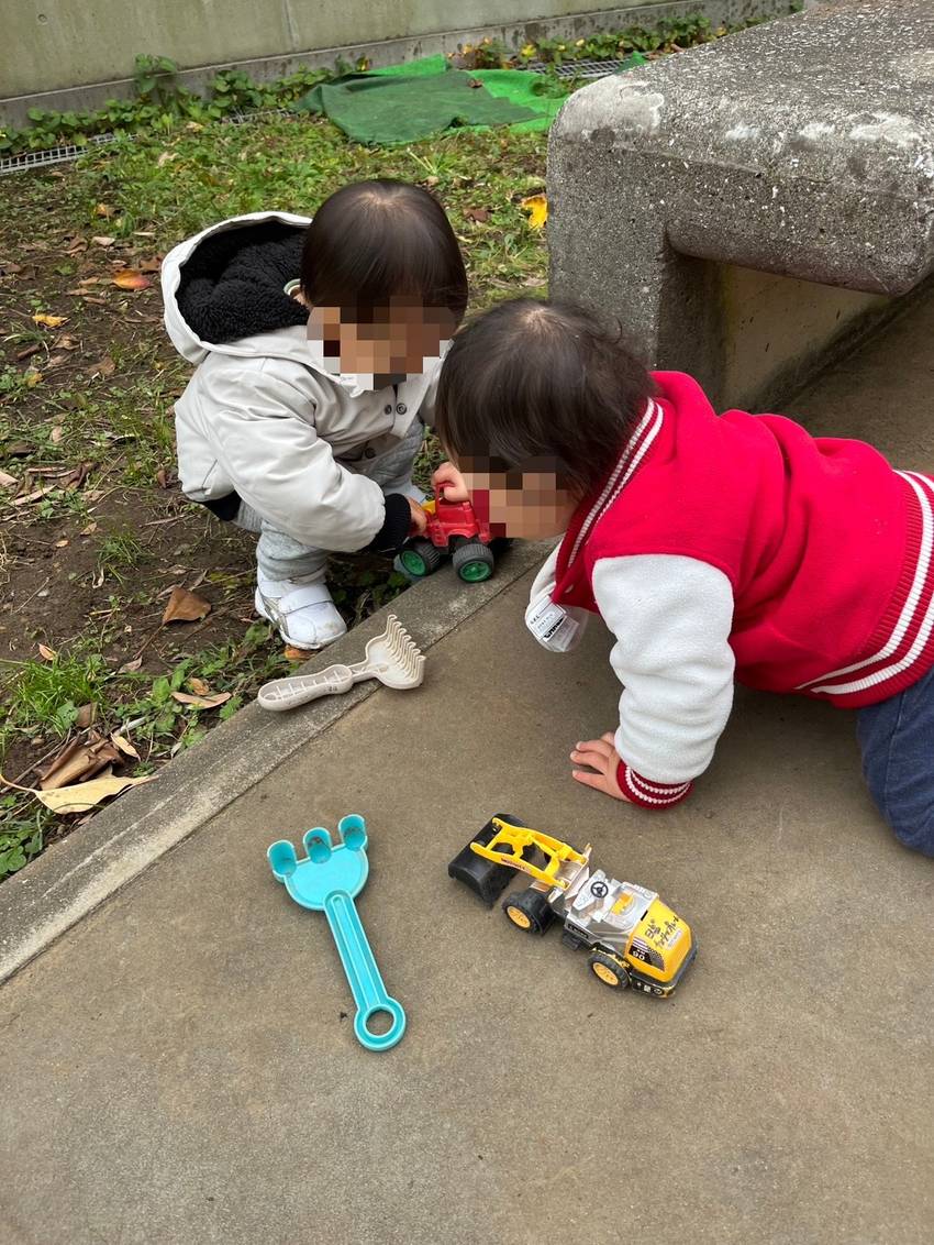 車大好きな2人