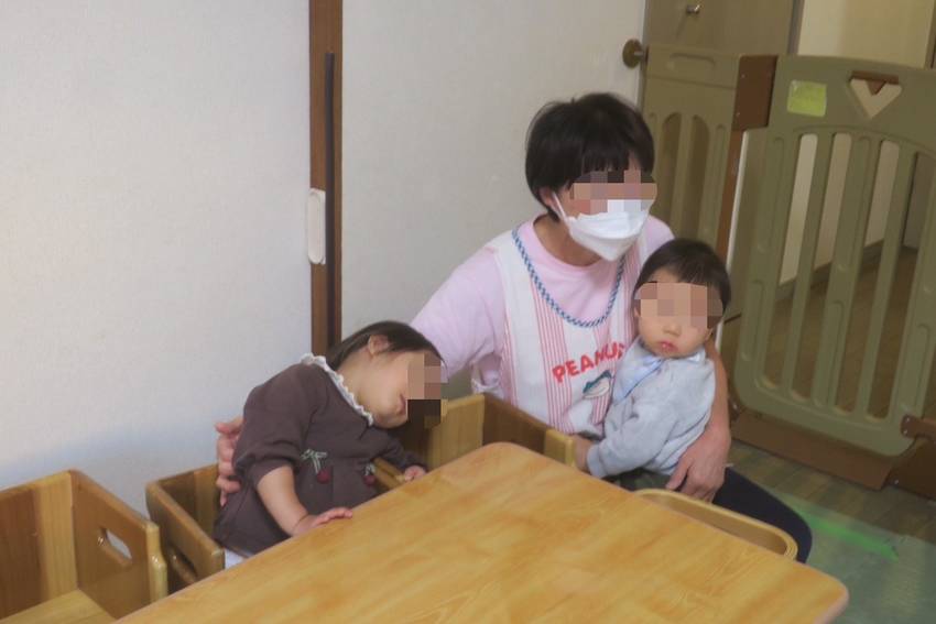 怖くてあんまり近づけない2人☺...