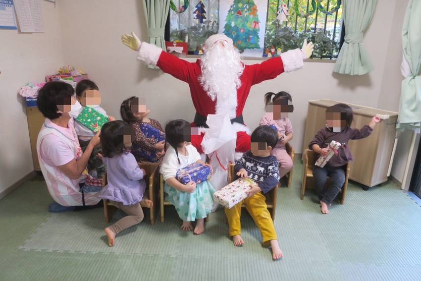 記念に写真も撮ったよ! サンタ...