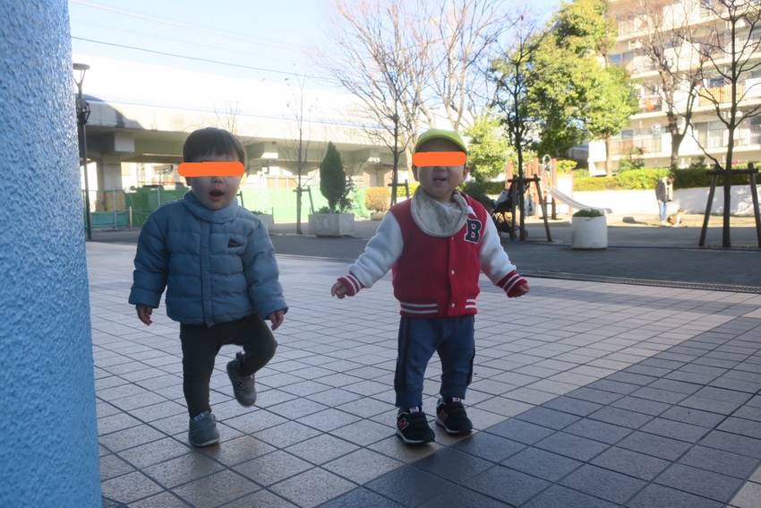 ご挨拶のあとは近くの公園へ! ...