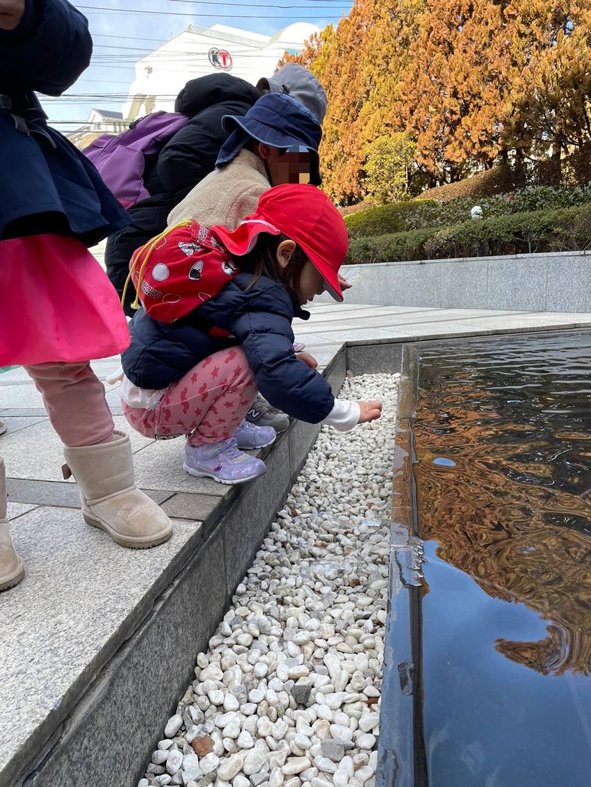 私も氷見つけたよ!と🐳ちゃん。