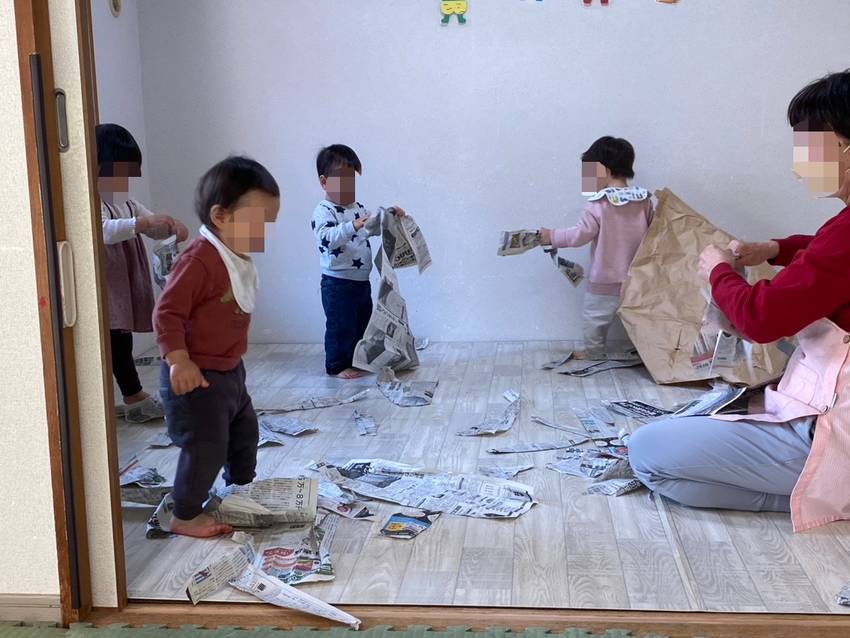 新聞ビリビリ! 寒さに負けずダ...