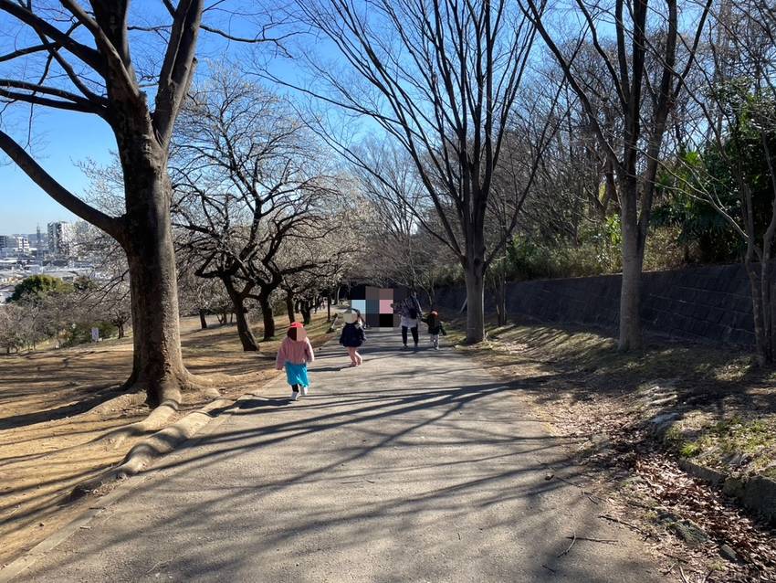 いつもより遠い公園に行き 「着...
