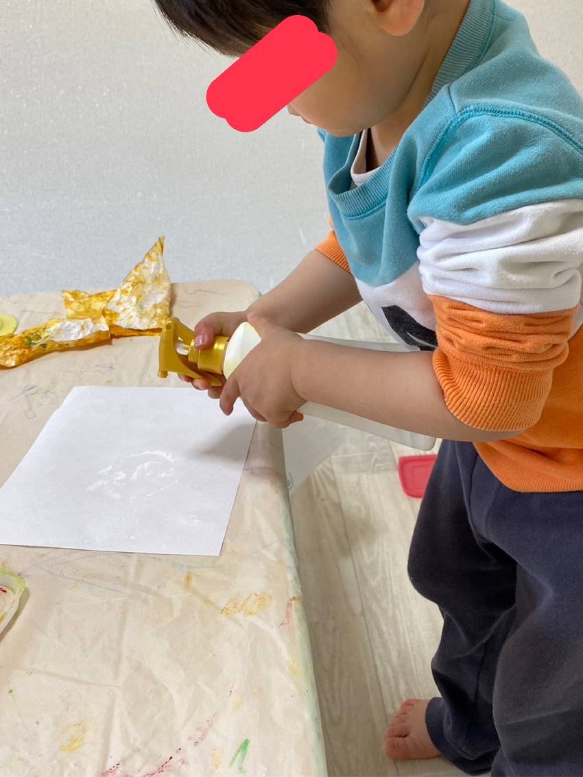 はじめは膝立ちでしたが力が入ら...