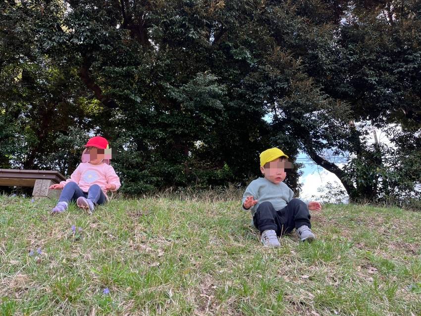 山の滑り台🛝