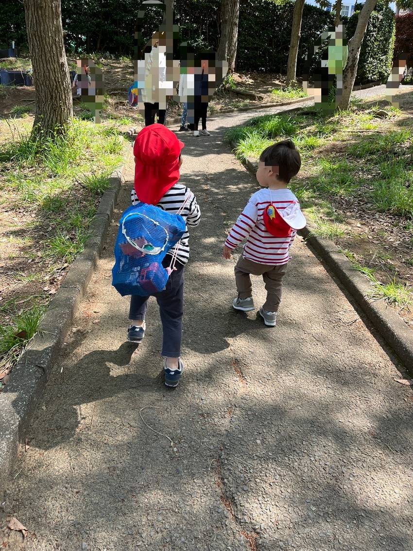 「自分で持てるよ!」と 大好き...