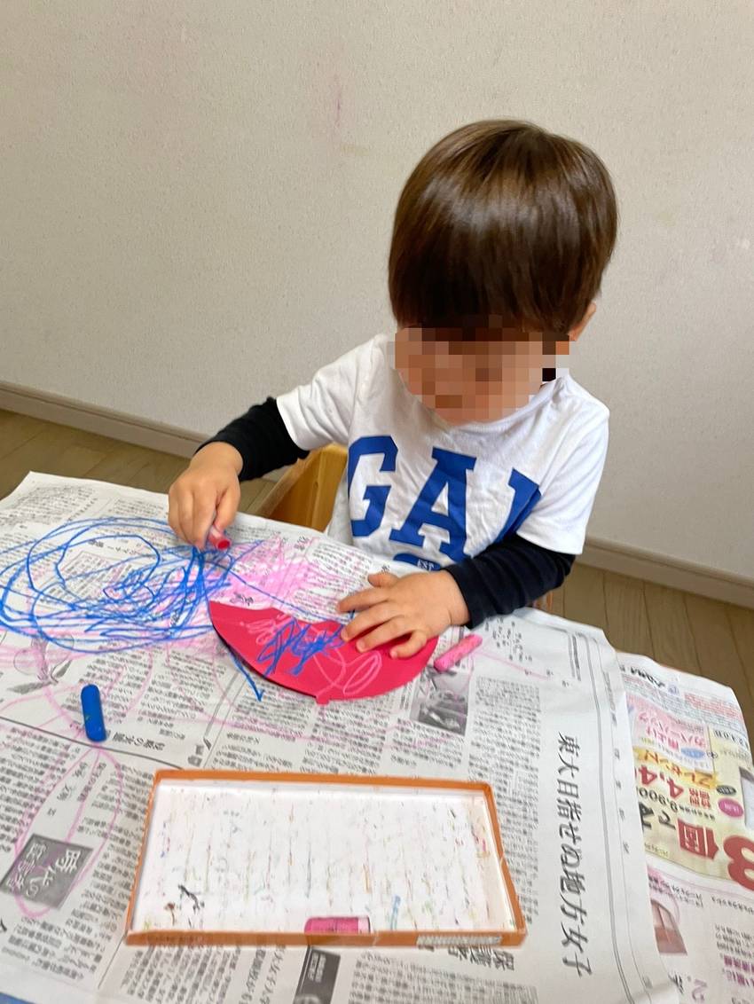 ダイナミックに描く🐘くん