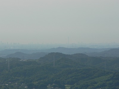 鐘撞堂山からスカイツリー201...