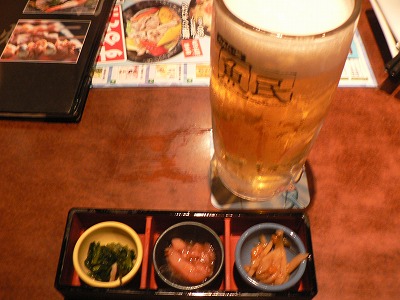 夏はとりあえず生ビール