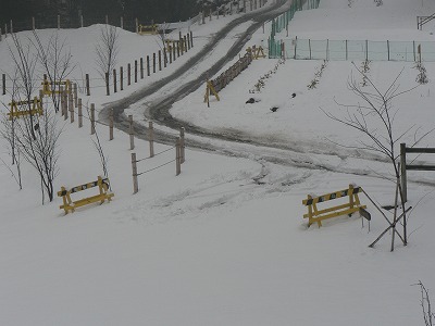 雪の降るなか’12 初スタック